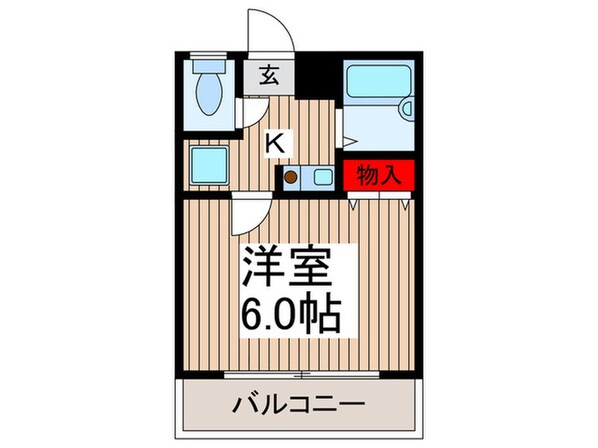 アドフィ東高砂の物件間取画像